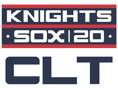 Knights-Sox20 Brand Logos baseball branding chicago white sox design illustration milb minor league baseball sports