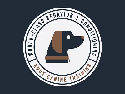 Dog Training Mark badge branding dog dog training illustration