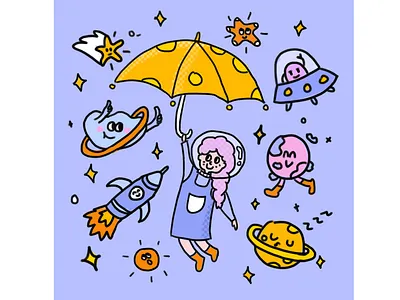 My dream color illustration plant vodka