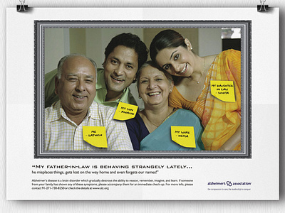 Alzheimer ads design