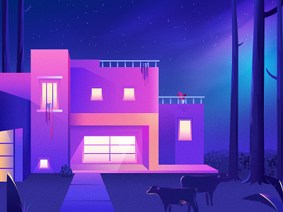 House 插画