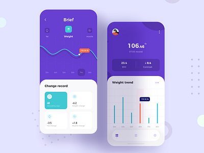 Weight management 1 app ui weight management