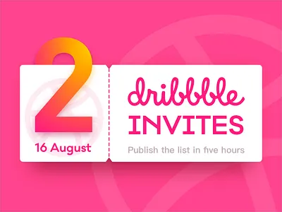 two invitation codes design ui