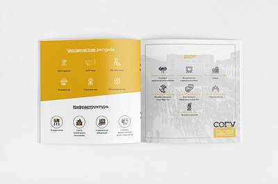 Brochure branding design vector