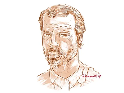 Jorah Mormont art characterdesign design digital art digital painting game of thrones illustration jorah mormont portrait poster wacom