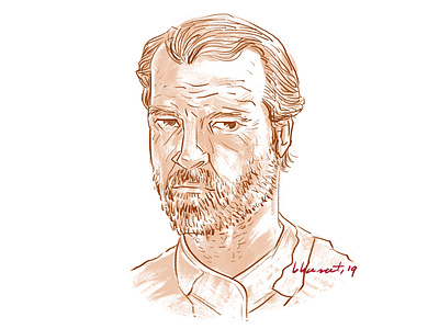 Jorah Mormont art characterdesign design digital art digital painting game of thrones illustration jorah mormont portrait poster wacom