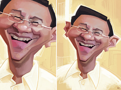 Basuki Tjahaja Purnama adobe photoshop caricature caricatures digital illustration digital painting illustration illustrations painting photoshop portrait portrait art