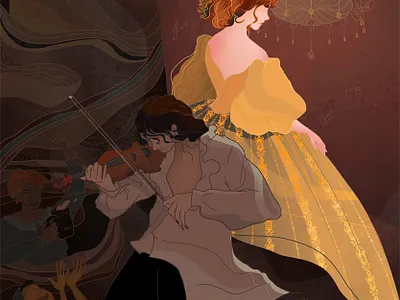 Der Teufelsgeiger drawing illustration movie movie poster