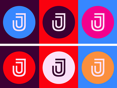 Logo for JumpDeck color palette j logo