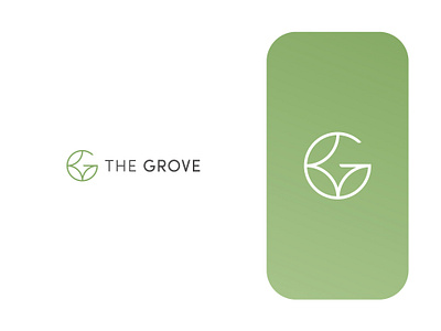 The Grove Logo Design apartments brand identity branding garden green grove icon leaf logo logodesign minimal nature symbol