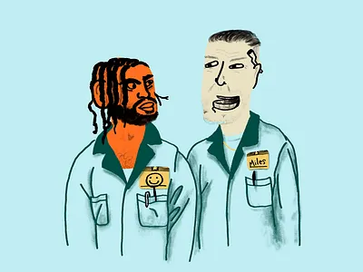 Blindspotting blindspotting characters digital drawing drawing fan art movie movie art