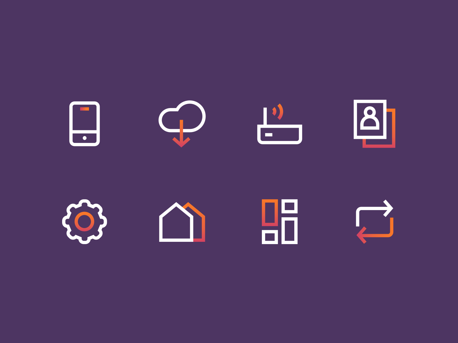 Example of Custom icon design