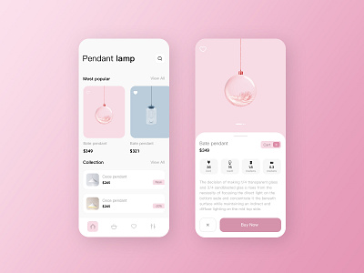 Pendant lamp ui