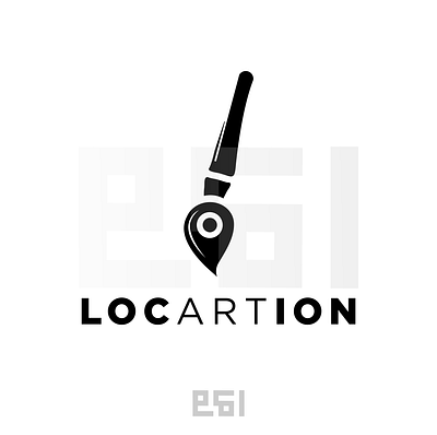 locARTion animation branding clean design icon identity illustration logo typography ui