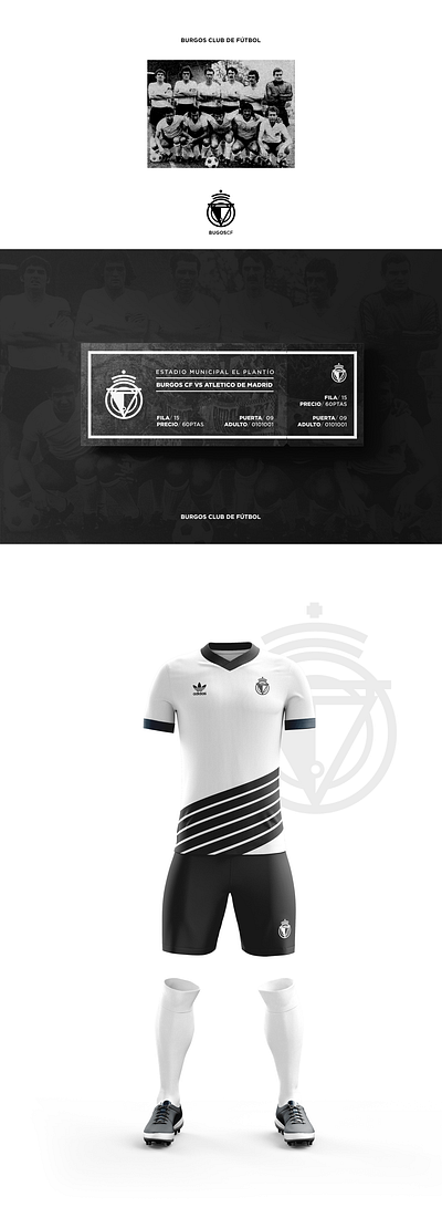 Burgos Club de Fútbol branding branding design burgos burgos cf football club graphic graphic design idenity soccer