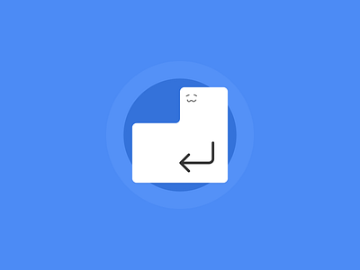 Cuteness Returns cute enter illustration key minimal return
