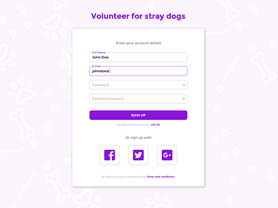 001 Daily Ui daily 100 challenge daily ui dailyui sign up signup ui ui design