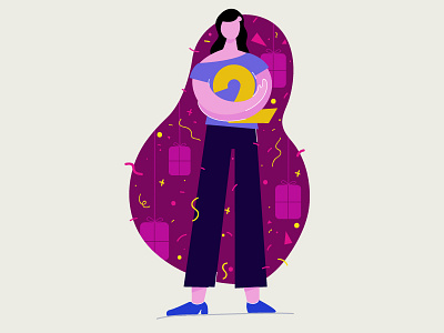 dribbble invites character design flat flat design giveway illustration illustrator invite iran man two work