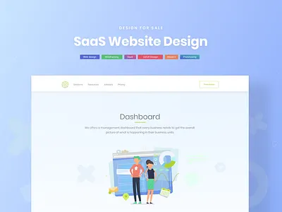 SaaS Web Design clean dashboard design figma flat landing page model prototype saas saas design saas website sale ui uiux ux web design webdesign website wireframe wireframing
