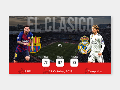 Countdown Timer - Daily UI #014 adobexd clasico countdown countdown timer dailyui interaction design ui uidesign uiux uxdesign