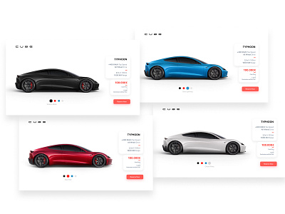 Configurator Automobile Typhoon brand ui ux
