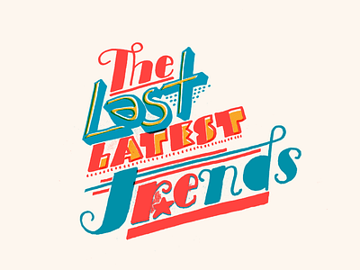 The last latest trends design illustration trends type