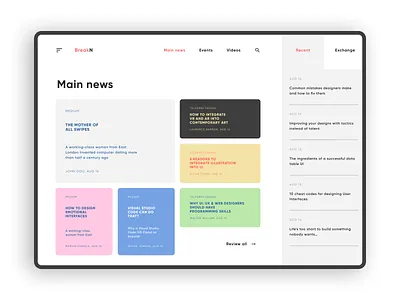 News Website design news news portal news website ui ux