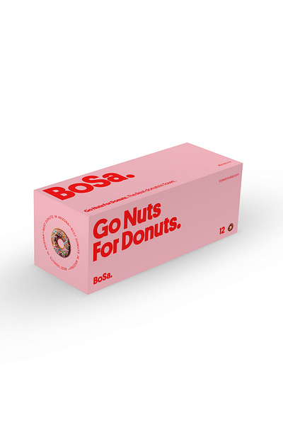 BoSa Donuts Packaging brand branding concept design icon illustration logo logotype package packagedesign packaging typography ui vector
