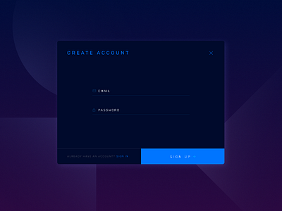 100 days of UI – Day 1 dailyui dailyui 001 dark designs ui ux web