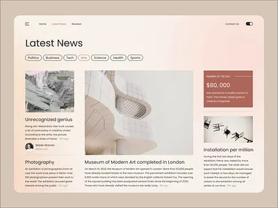 Online News Website animation mvp news news page news web news website online news onlinenews ronas it site ui ux web web design website