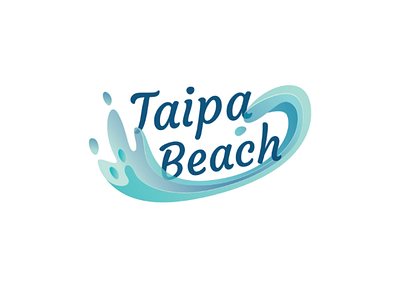 Taipa Beach art beach brand branding colorful design designer gradient logo logobrand logoconcept logoidea logoinspiration logos logotype monogram vector water