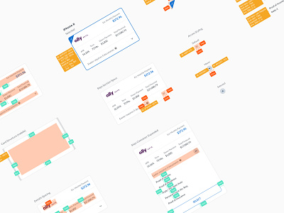 Finance Decisions Spec Sheet app design checkout data design finance finance business specs ui