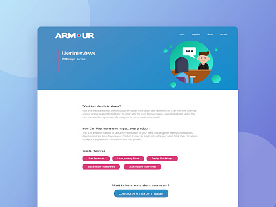 User Interview Services animation app armour branding clean design flat galway illustraion ireland typogaphy ui uidesign ux uxdesign vector web website