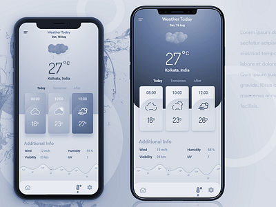 Chromatic 1 ios ui uidesign uxd weather app