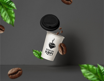 Diskusi Kopi Logo Design branding coffee coffee bean coffee brand coffee chat logo coffee cup mockup coffee talk coffee talk logo coffeelogo cup logo cup talk logo design graphicdesign jb jordi jordibudiyono logo