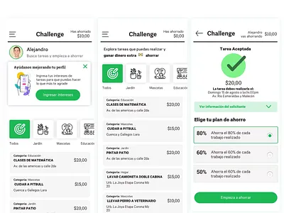 Challenge app Concept app app concept ui uidesign user interface ux