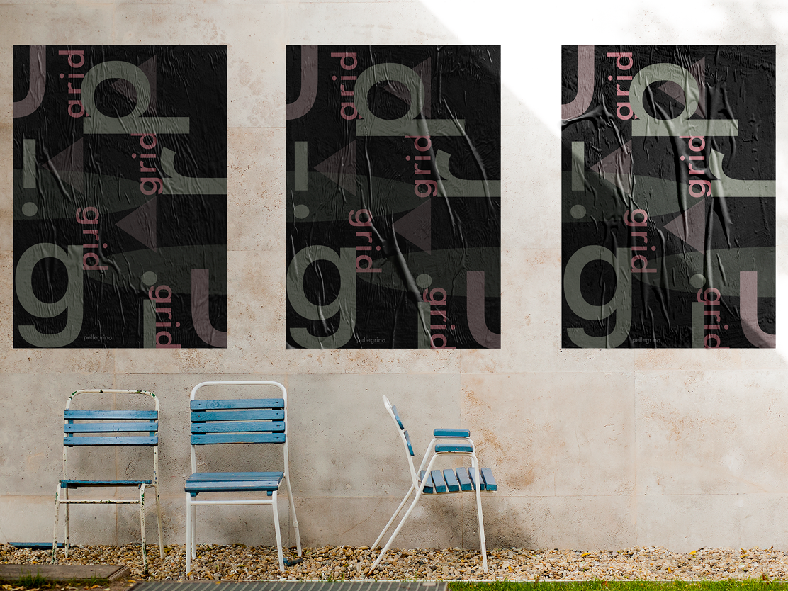 Example of Grid Poster Urban Poster Mock up