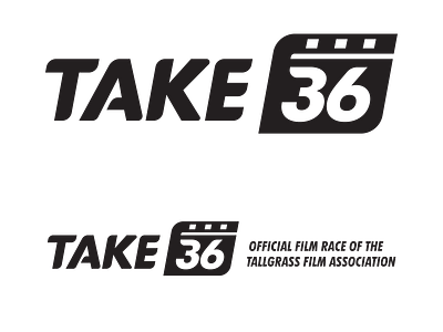 Take 36 Logo film festival films logo typography