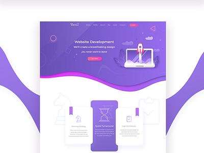 Desill (header) beautiful clean clean design cleaning dribbble modern web webdesign website