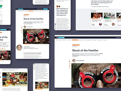 The State of SIE - Article page article page editorial report responsive design ui ui ux web design website