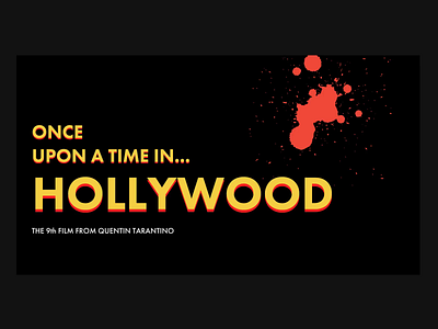 Once Upon a Time in Hollywood Movie Website animation design film longread malachite movie onceuponatimeinhollywood quentin tarantino tarantino ui ukraine website