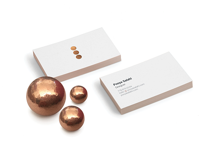 Business Card business card creativity minimal personal branding three dots