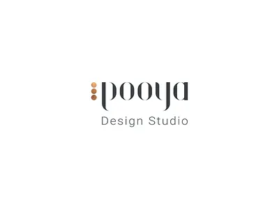 Pooya design studio logo creativity design. studio logo design personal branding pooya