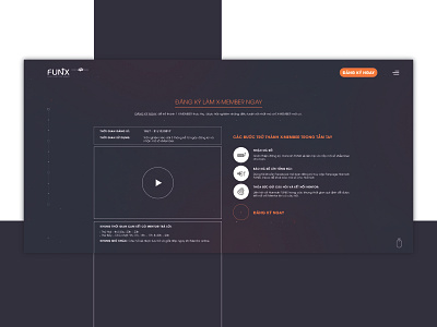 Layout Register for the funix course clean creative creative design design lading page minimalist ui ux web website