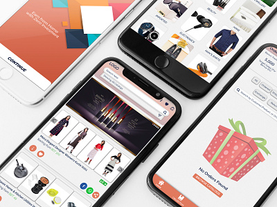 E-Commerce App app brand branding clean design flat graphic design identity illustration illustrator ios logo minimal mobile sketch type ui ux vector web