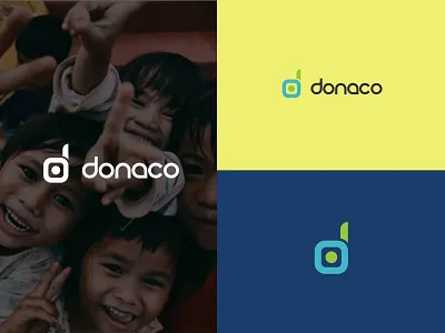 Donaco Logo branding clean logo design donation flat logo logodesign logos simple logo unique logo