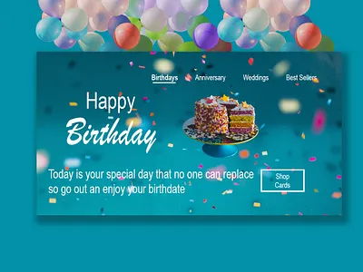 Happy Birthday birthday design graphicdesign uxdesign web webdesign