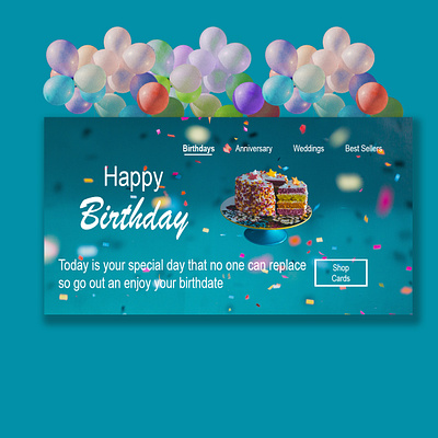 Happy Birthday birthday design graphicdesign uxdesign web webdesign