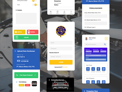 SIMPKB - Application UI app design daily ui design icon illustration landing page mobile design mockup ui ux website