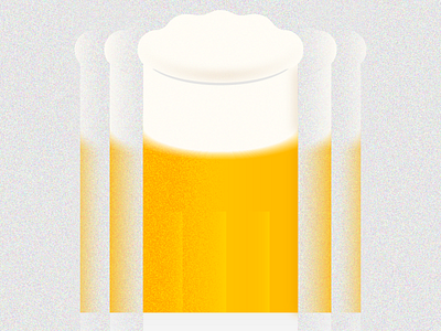 Beer adobe illustrator beer clean colorful cute drunk geometric geometry grain grain texture icon illustration life poster simple design vector vintage